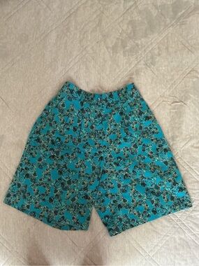 EP Pro Teal Floral Bermuda Shorts